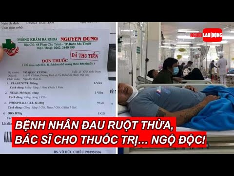 Video Bệnh nhân đau ruột thừa, bác sĩ cho thuốc trị… ngộ... - youtube