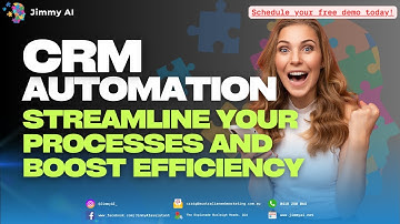 7 of 9 Quick Wins with #JimmyAI : Optimise Marketing with CRM Automation