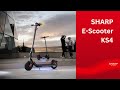 Sharp escooter ks4  electric scooter with builtin display and application control