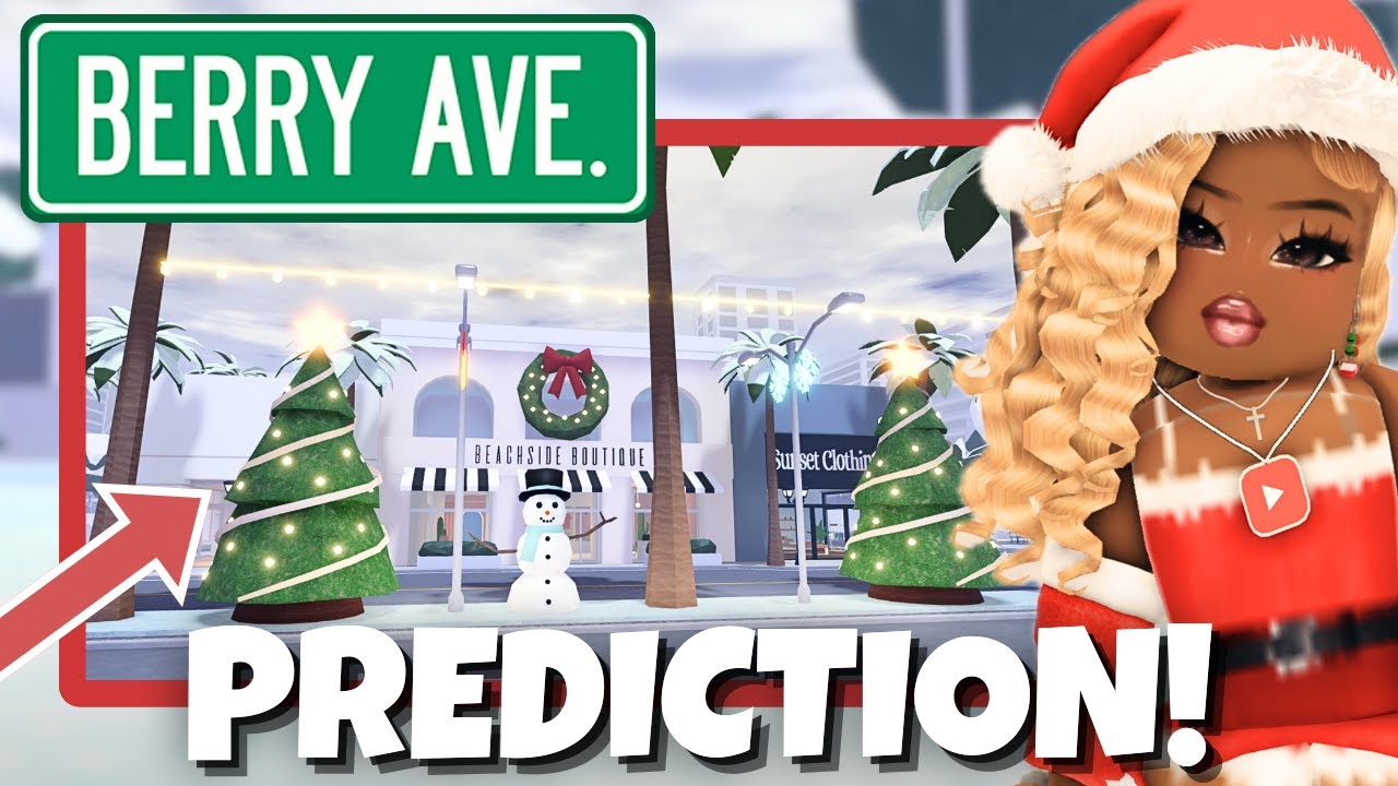 ️ BERRY AVENUE **BIG CHRISTMAS UPDATE** PREDICTION DATE 2024 - YouTube