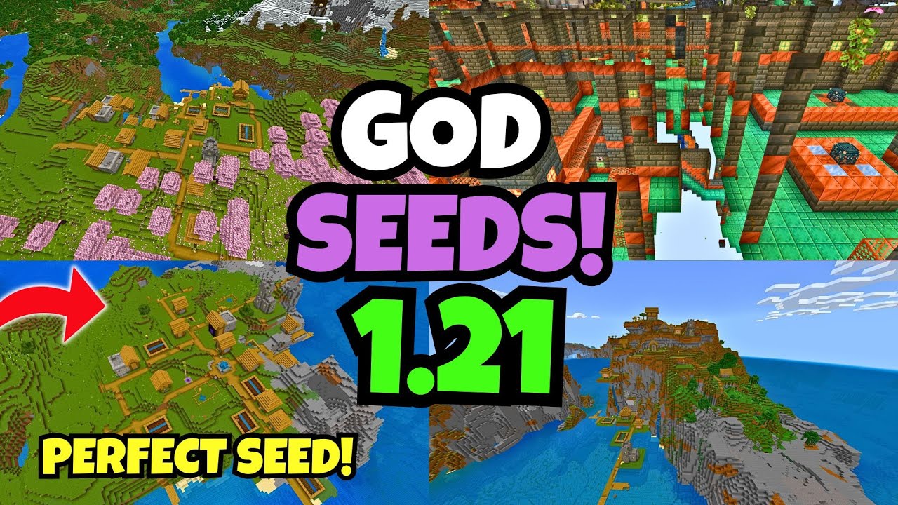 💥BEST MINECRAFT SEEDS 1.21 bedrock [Minecraft seeds] 1.21 update seeds ...