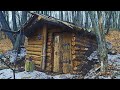 CABIN ON THE RIVER IN THE WILD FOREST | BUILDING A COZY HOME. 1 PART