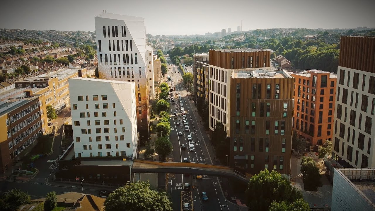 The new student accommodation & lower Moulsecoombe - Brighton