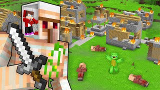 JJ Control Golem MIND to Destroy Mikey Village in Minecraft (Maizen)