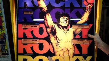 Rocky Pinball Backglass / Tryptik Games France