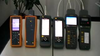Vergleichsmessung CAT6A Messgeschwindigkeit WireXpert