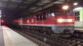 日本海縦貫線貨物列車3099レ 牽引機：EF510-8