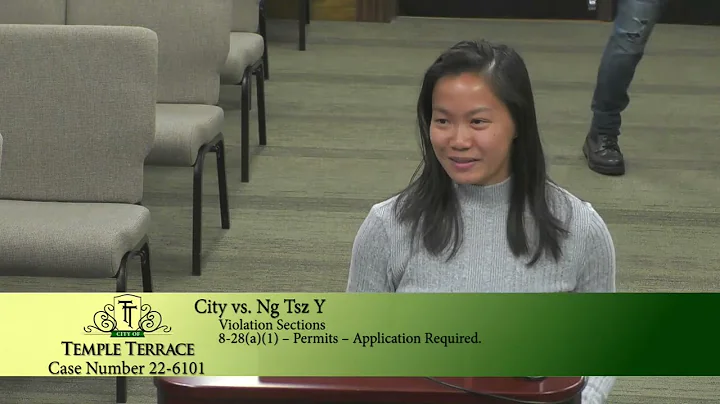 Temple Terrace Municipal Code Enforcement Board 12-14-22