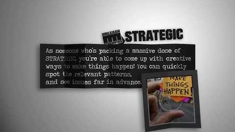 UnleashStrengths.com presents STRATEGIC