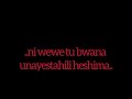 aic shinyanga choir -naona aibu  lyrics