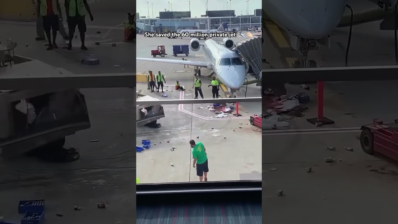 Boy! did she save it | Employee saves 60 million private jet 