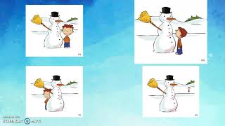 Compréhension 2 -  le bonhomme de neige (Conseillés pour les MS et GS)