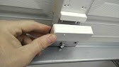 Alarm Contact Sensor Install On Garage Door Youtube