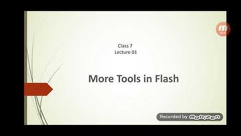 More Tools in Flash