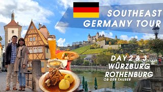 Scenic Würzburg \& Rothenburg ob der Tauber, Germany | Throwback to 2021