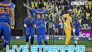 Mi Vs Csk Ultra Setting Gameplay In Hindi Cricket 26 Live - Sahilgamers