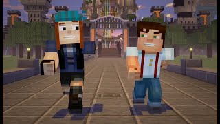 Minecraft Story Mode Season 2 Ending but with Midnight City by M83