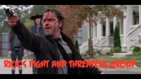 RICK AND PETE FIGHT SCENE - THE WALKING DEAD SEASON 5