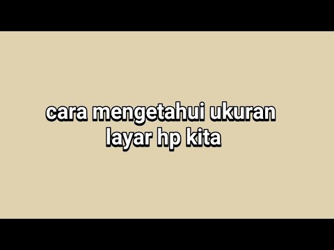 Video: Bagaimana cara mengetahui ukuran layar saya dalam piksel?