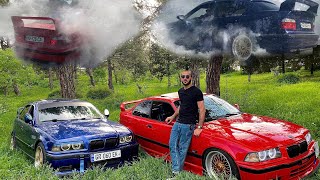 BMW E36 - მოხუცების დადუღებული საბურავები ჯინოზე