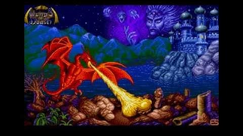 wings of death preview title screen for Atari ST