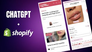 How to Use ChatGPT to Build Shopify Advertorials (2025)