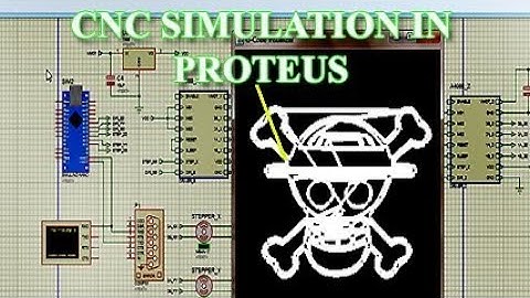 ARDUINO CNC Simulation in Proteus !!  Part-2