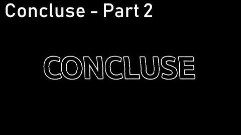 Concluse - Part 2