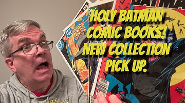 Holy Batman Comic Books! A New Collection Pick Up.