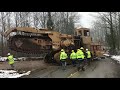 Transporting The Huge Tesmec 1675 Trencher 155 Tonnes - Fasoulas Heavy Transports