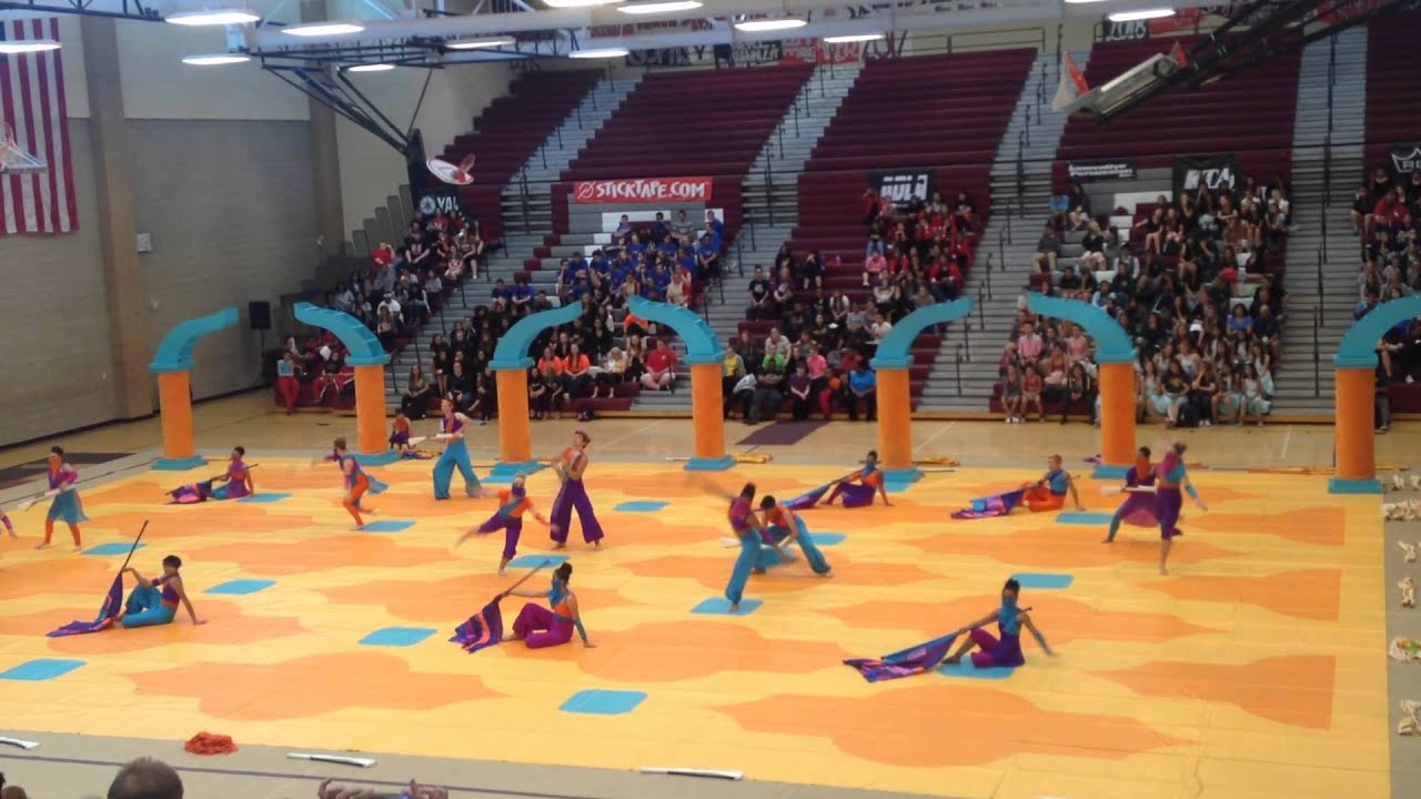 Mt Carmel high school las vegas winterguard performance YouTube