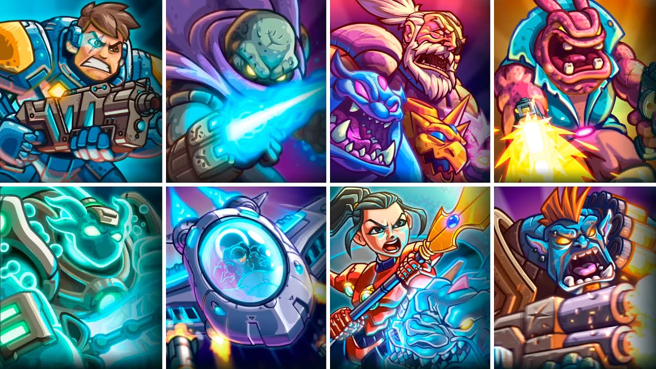 Iron Marines All Heroes Showcase YouTube