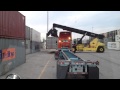 Lift on of container.