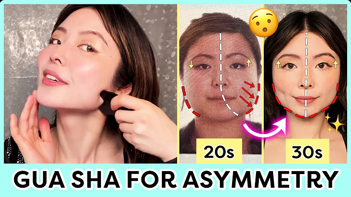 GUA SHA FOR FACE ASYMMETRY! TRANSFORM YOUR FACE IN 8-MIN✨GET SYMMETRICAL FACE, LOOK MORE ATTRACTIVE✨