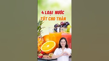 4 Loại Nước Uống Cực Tốt Cho Thận #dsdaiminh #dinhduong #shorts #health