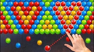 😍 How to gameplay bubble shooter new video super hard level complete challenge video screenshot 2