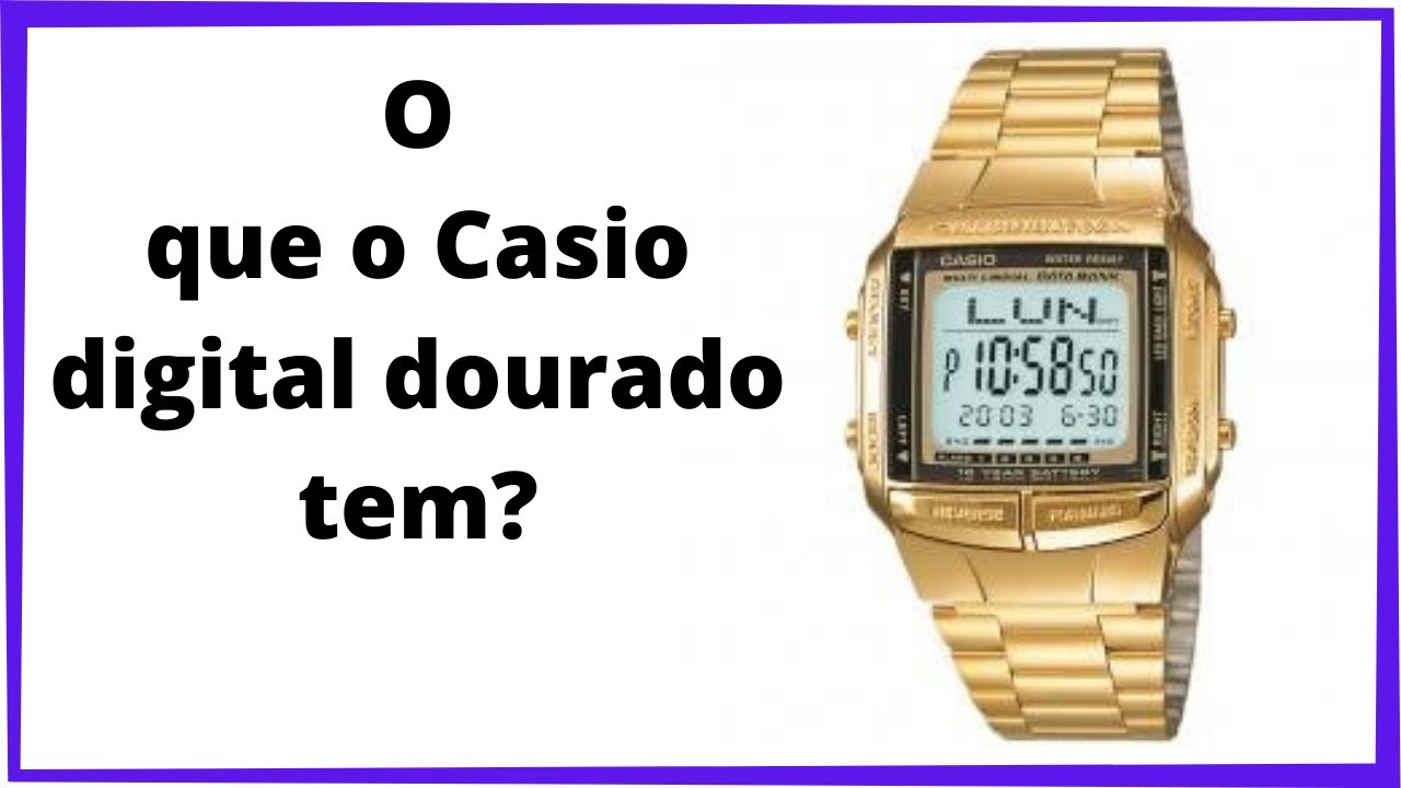 casio db 360 dourado