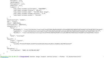 Docker Image Inspect Command