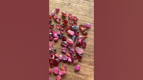 giao lưu lô Spinel Lục Yên nhiều màu #ruby #lo #gem #dance #love