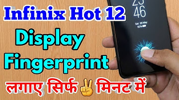 infinix hot 12 fingerprint lock | infinix hot 12 me display fingerprint lock kaise lagaye
