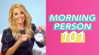 The 1 Hour Realistic Morning Routine | Morning Person 101