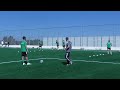 Football technical and coordination warm up