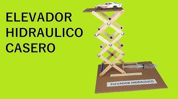 Como Hacer Elevador Hidraulico (Principio de Pascal)