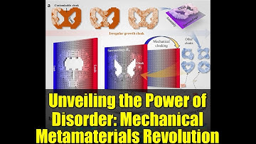 Unveiling the Power of Disorder: Mechanical Metamaterials Revolution