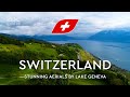 Switzerland Aerials 🇨🇭4K - Beautiful Mountains and Villages near Lausanne & Lake Geneva