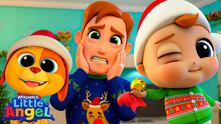 Christmas Is The Best! 🎄 Decorating the Tree | Little Angel Kids Songs & Nursery Rhymes