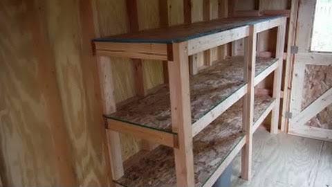 How to Build Easy and Strong Storage Shelves