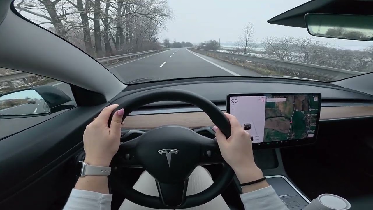 POV DRIVE | TESLA MODEL 3 LR REFRESH 2021 | ZIMA