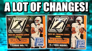 PANINI MERGED 2 SETS TOGETHER! | 2022 Panini Zenith FOTL Hobby Box Review