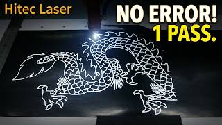 Large size laser marking WITHOUT stitching error